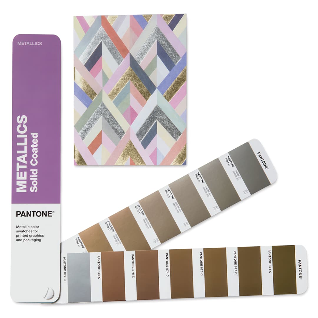 Open in modal - Pantone Metallics Coated Color Guide - 655 Colors, open