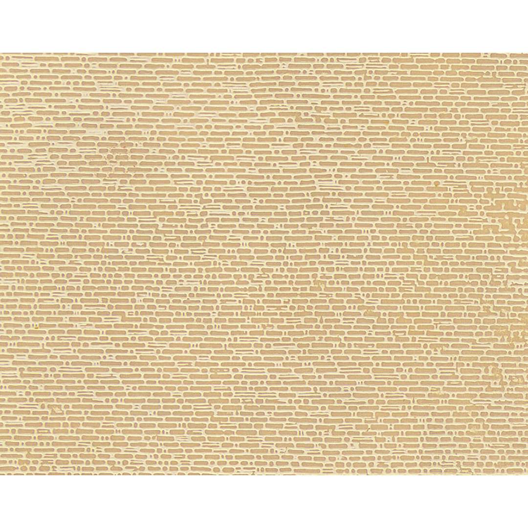 Open in modal - Plastruct Patterned Sheets, Random Coursed Stone, 1:200 Scale, finished example