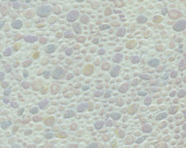 Open in modal - Plastruct Patterned Sheets, Random Polished Stone, 1:100 Scale (finished example)