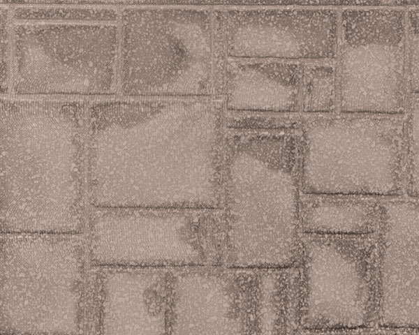 Open in modal - Plastruct Patterned Sheets, Patio Stone, 1:24 Scale (finished example)
