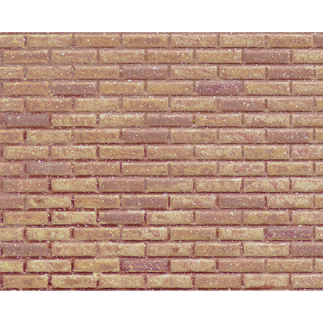 Open in modal - Plastruct Patterned Sheets, Brick, 1:24 Scale, finished example