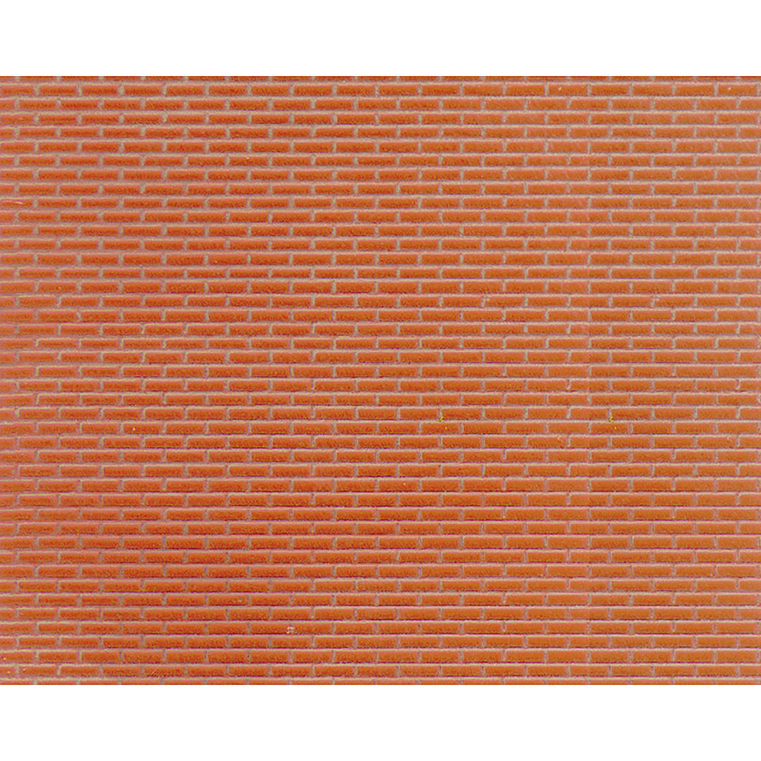 Open in modal - Plastruct Patterned Sheets, Brick, 1:100 Scale, finished example