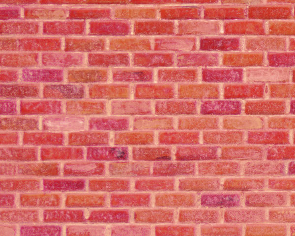 Open in modal - Plastruct Patterned Sheets, Brick, Rough, 1:24 Scale (finished example)