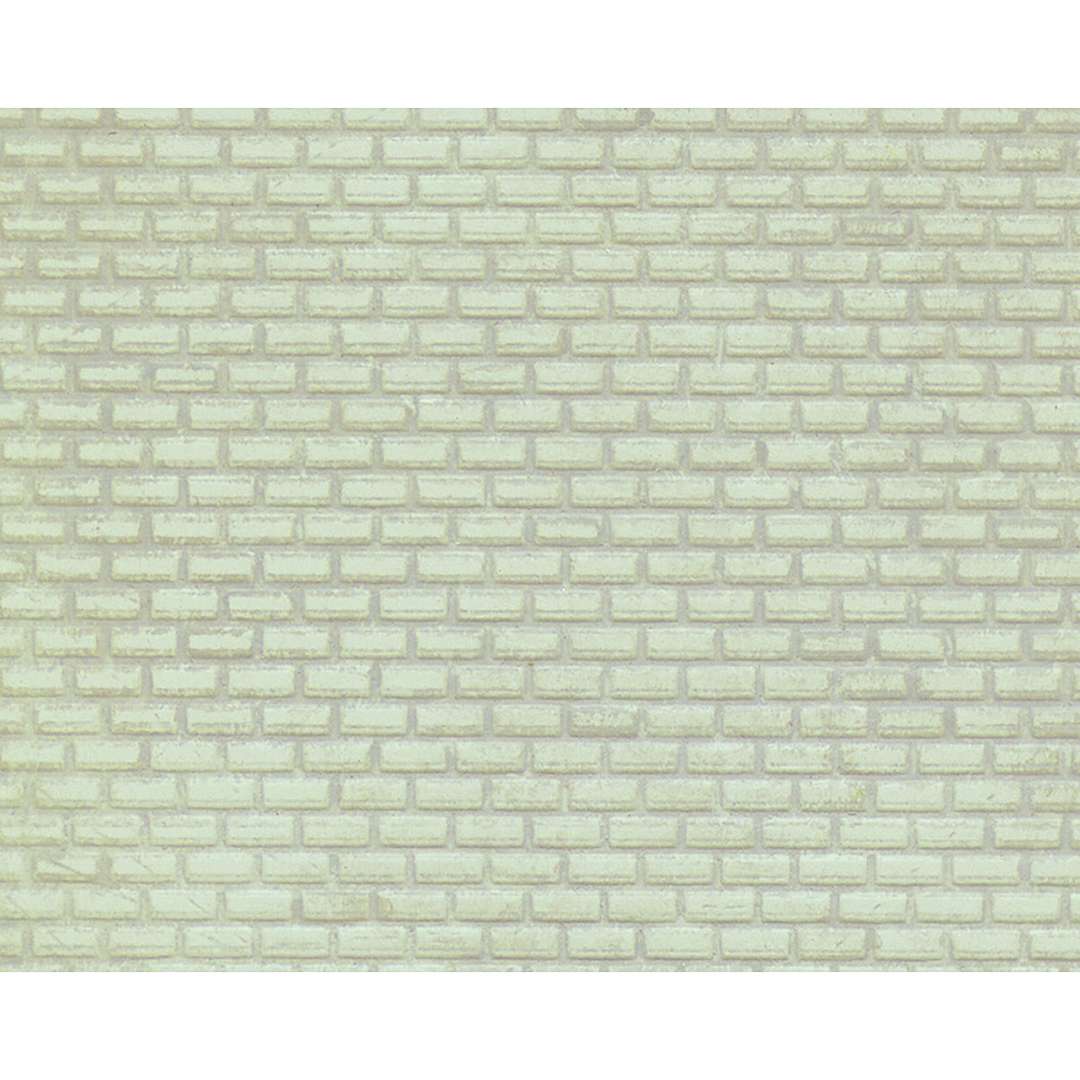 Open in modal - Plastruct Patterned Sheets, Cement Block, 1:100 Scale, finished example