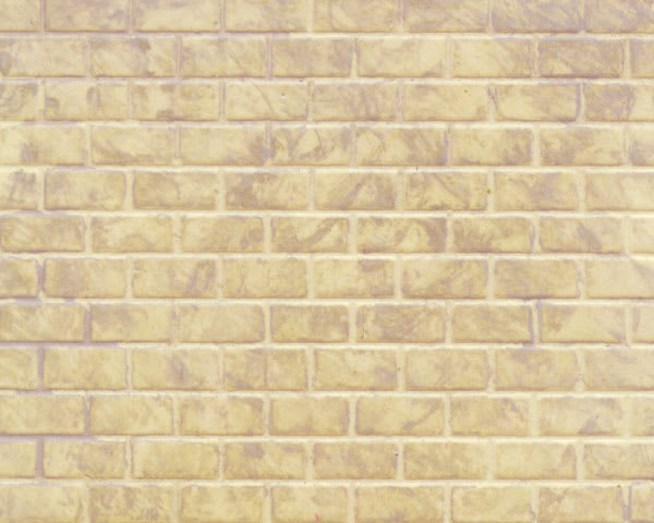 Open in modal - Plastruct Patterned Sheets, Cement Block, 1:48 Scale (finished example)