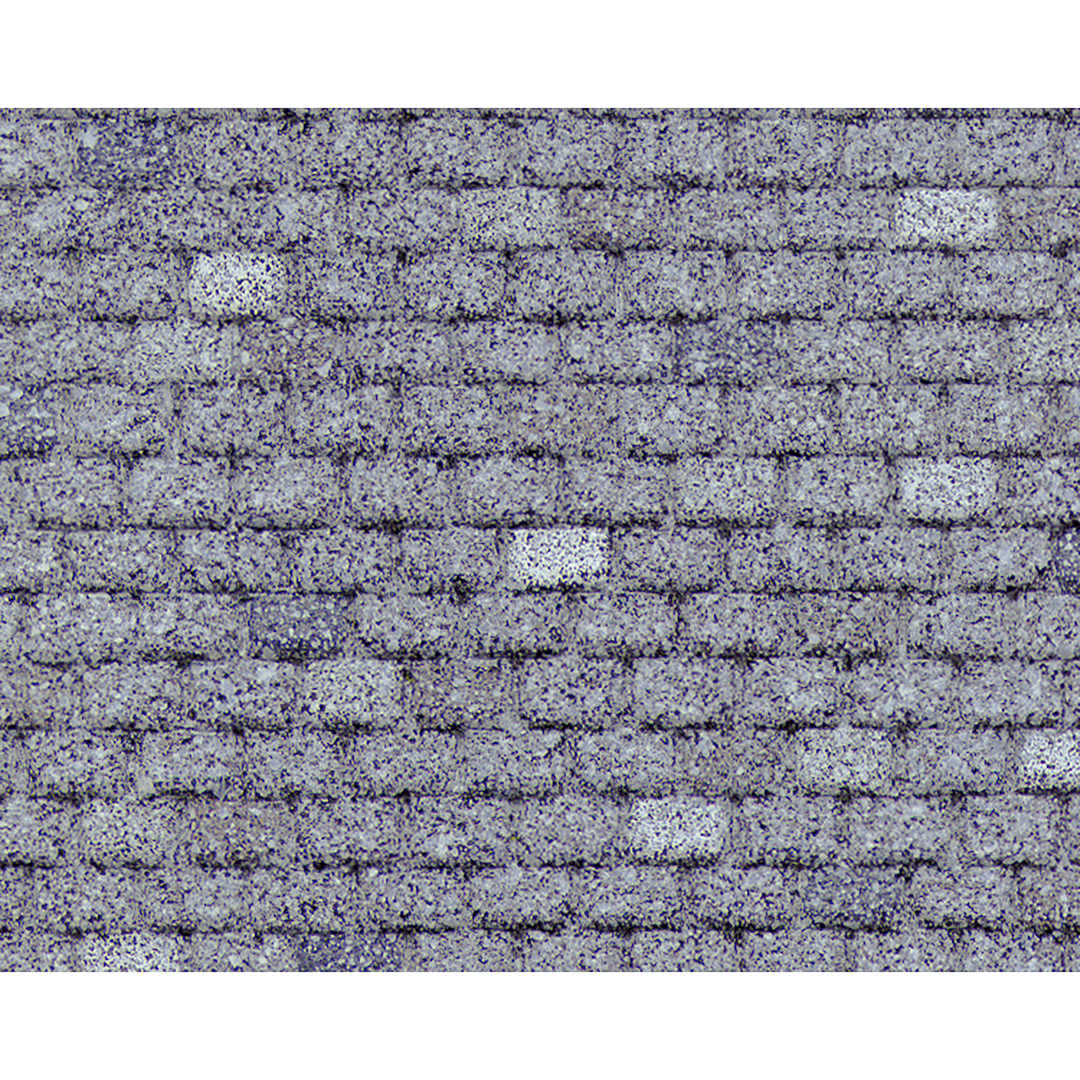 Open in modal - Plastruct Patterned Sheets, Asphalt Shingle, 1:48 Scale, finished example