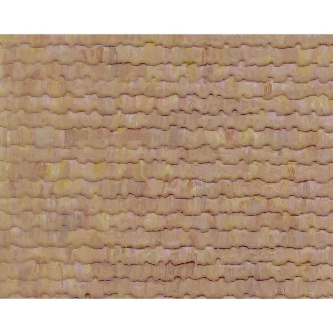 Open in modal - Plastruct Patterned Sheets, Wood Shake Shingle, 1:100 Scale, finished example