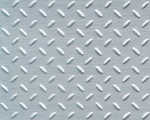 Open in modal - Plastruct Patterned Sheets, Diamond Plate, 1:16 Scale (finished example)