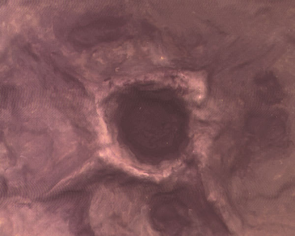 Open in modal - Plastruct Patterned Sheets, Moon and War Craters, No Scale (finished example)