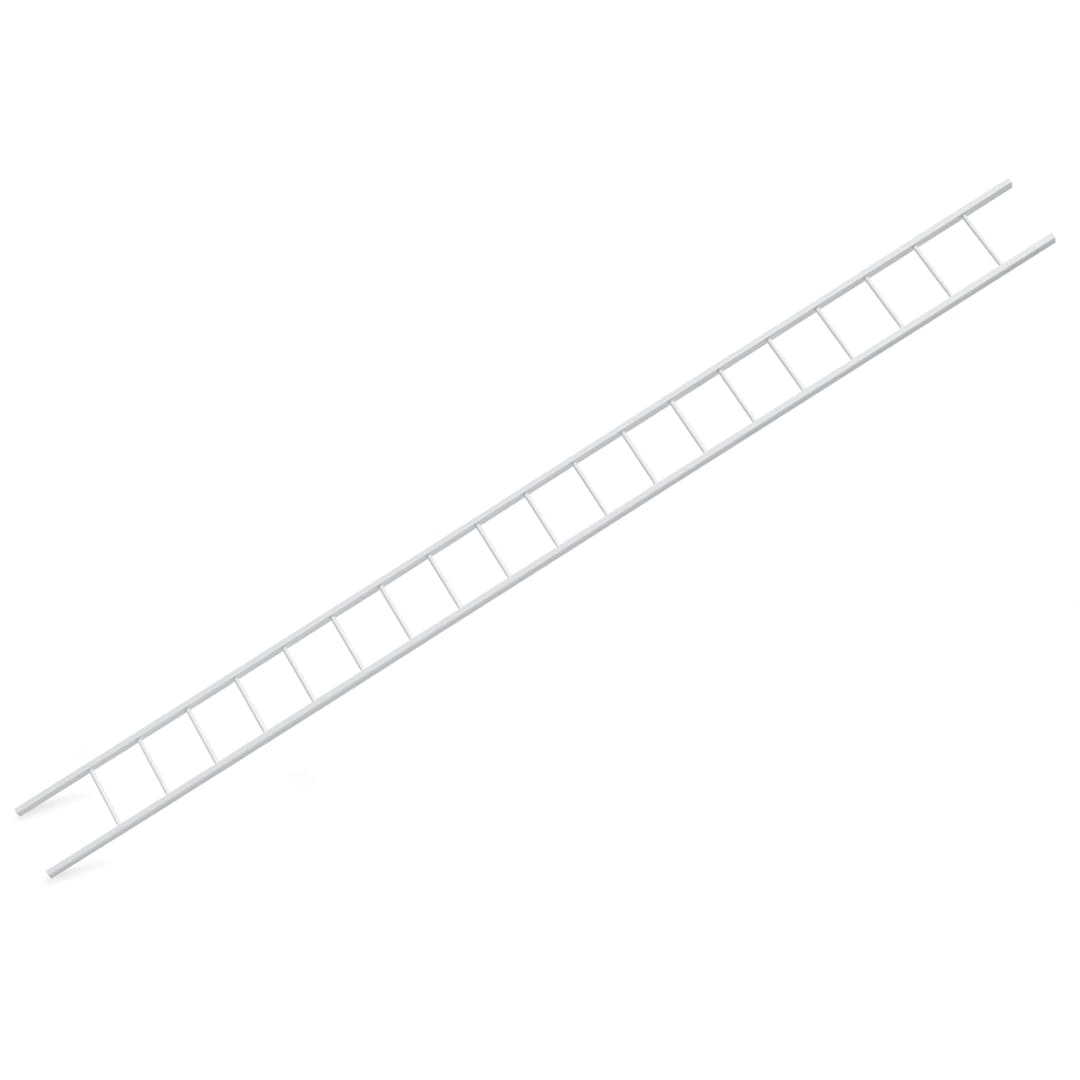 Open in modal - Plastruct Styrene Structural Ladder - Pkg of 2, 1:16 Scale, 3/4'' H x 1-3/32'' W x 15'' L