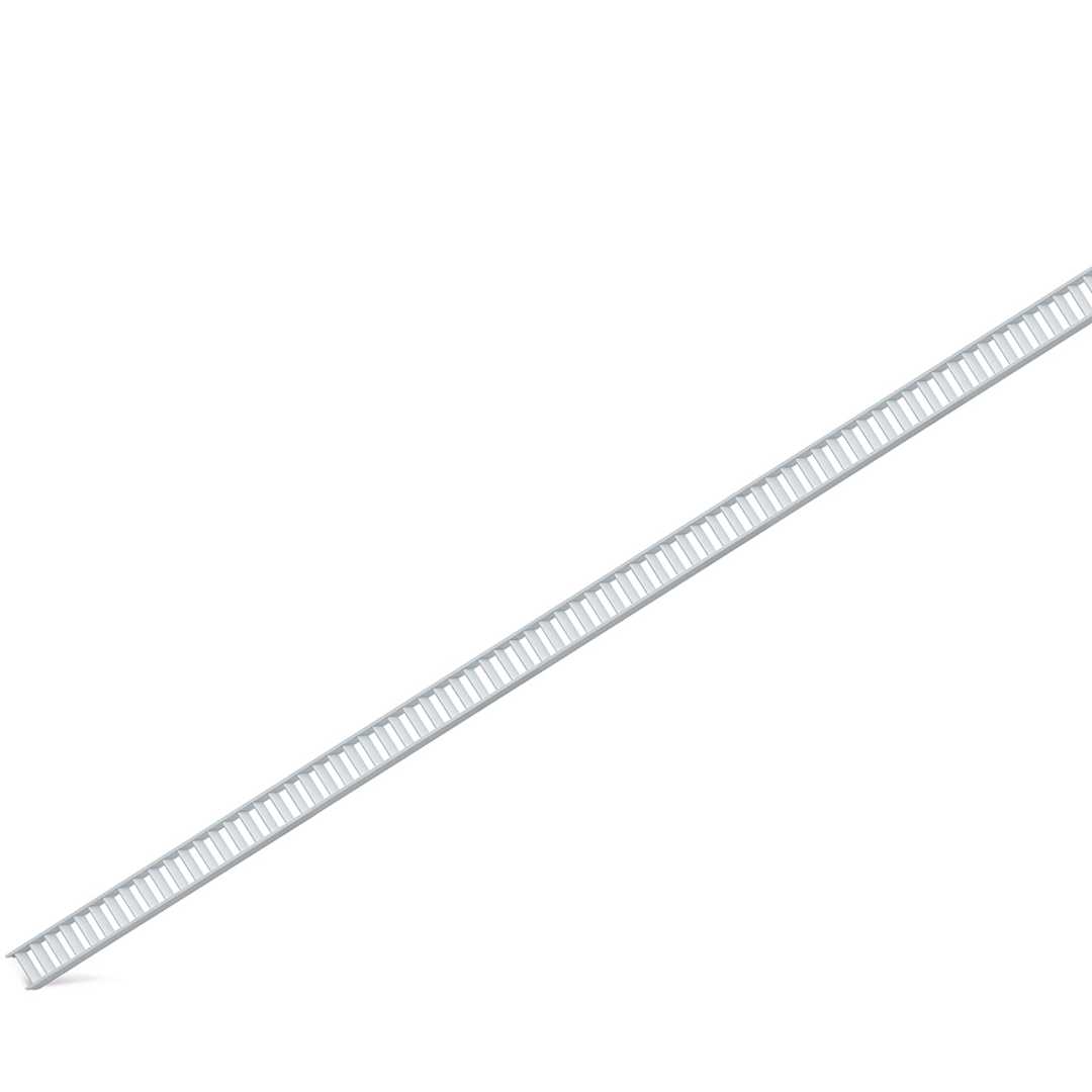 Open in modal - Plastruct Styrene Structural Stairs - Pkg of 2, 1:200 Scale, 3/32'' H x 7/32'' W x 3'' L