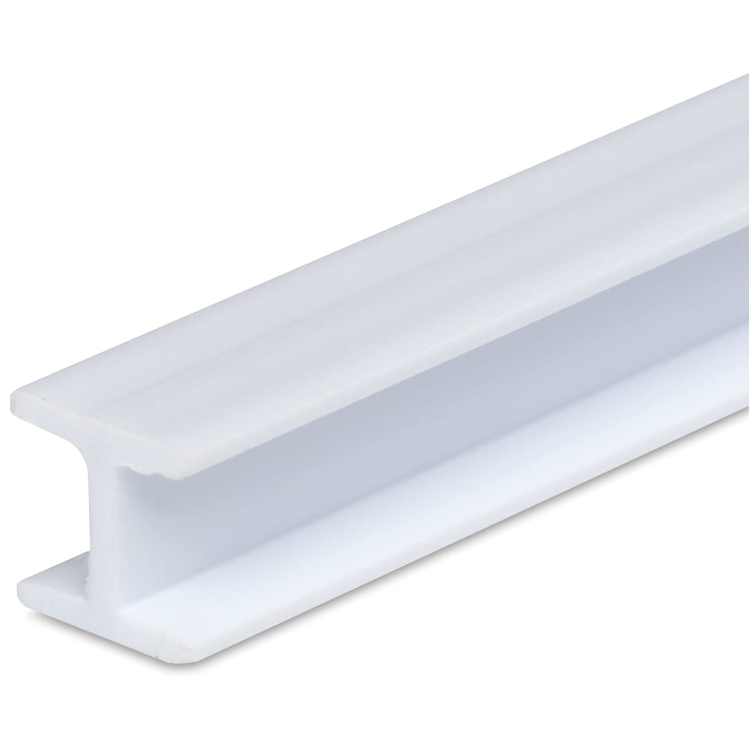 Open in modal - Plastruct Styrene Structural H Column - Pkg of 5, 1/4'' H x 1/4'' W x 15'' L