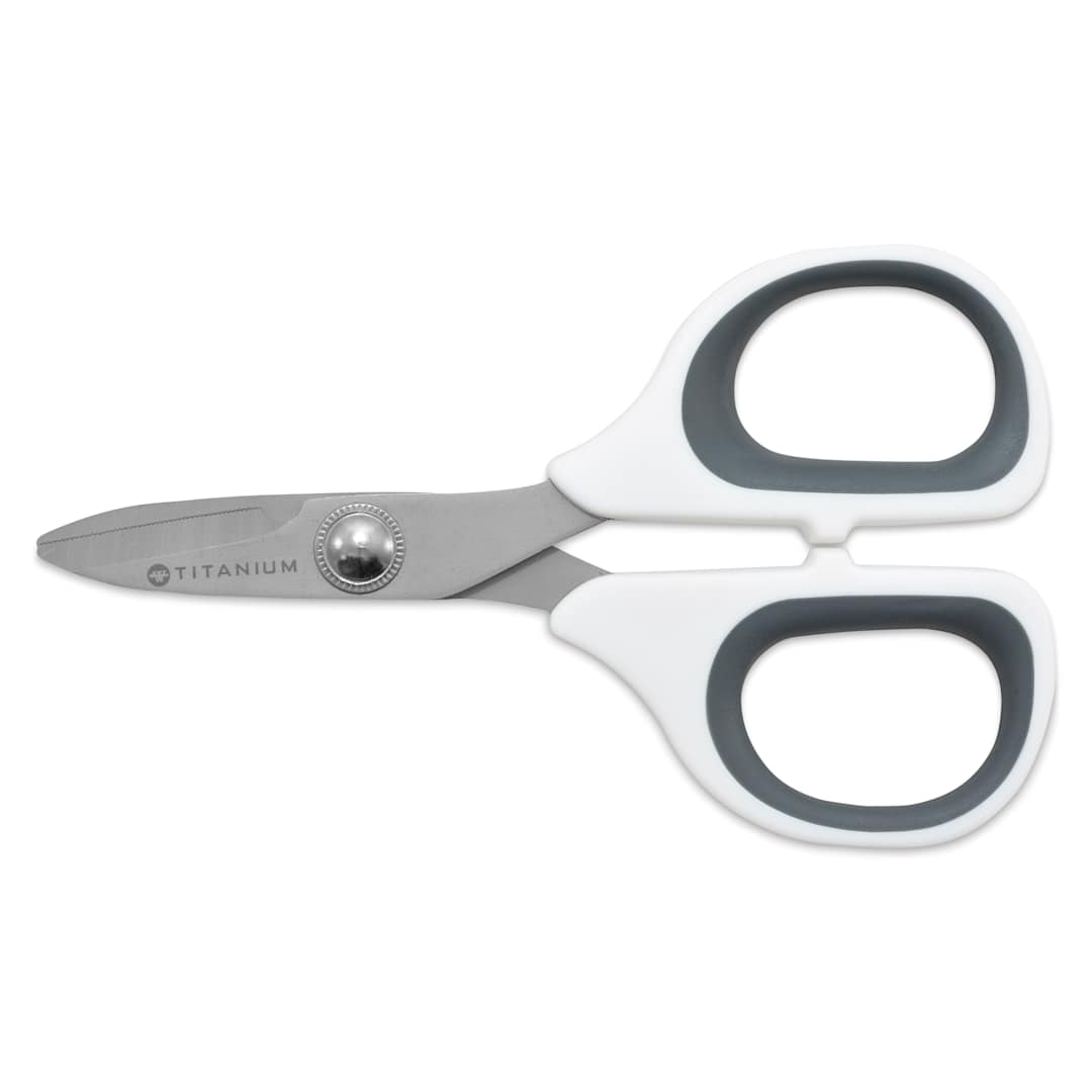 Open in modal - Westcott Rag Snips Crafting and Quilting Scissors - 5.5" Blade closed