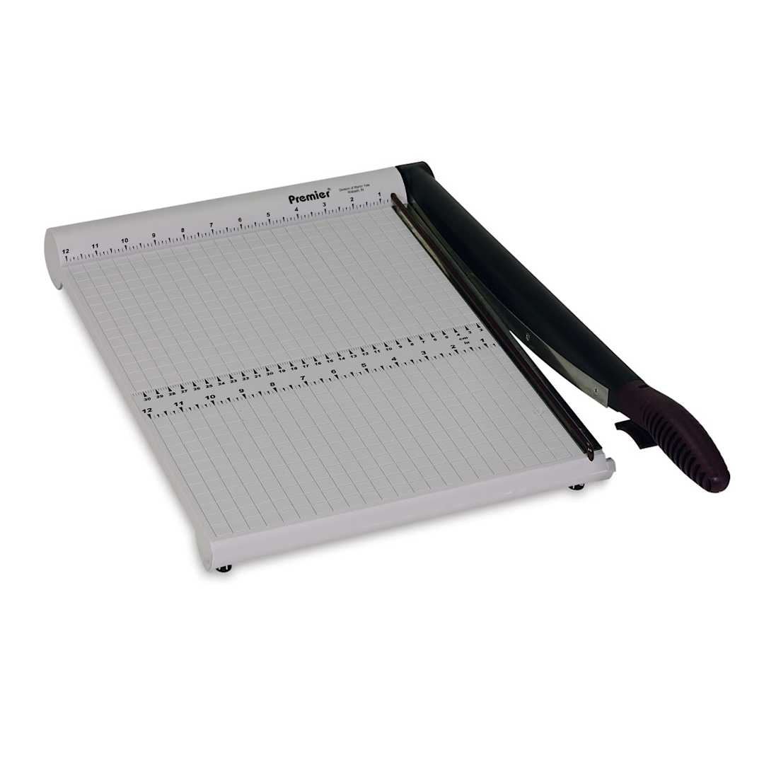 Open in modal - Martin Yale PolyBoard Trimmer - Angled view of 15 inch Trimmer