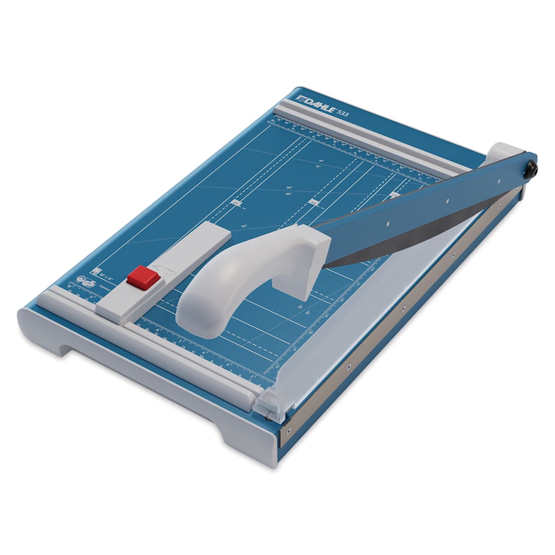 Open in modal - Dahle Professional Series Guillotine Paper Trimmer - 13-3/8" Cutting Length, 17-3/4" x 11-1/4"