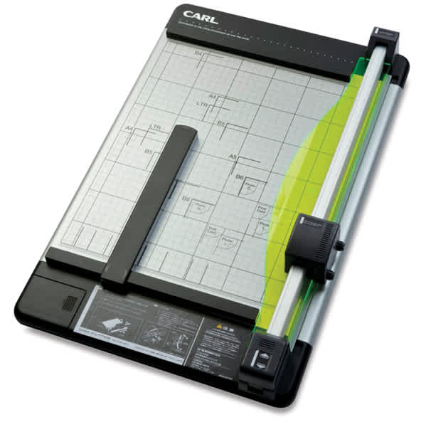 Open in modal - Carl Green Machine Heavy-Duty Rotary Trimmer - Top view of 12" Trimmer
