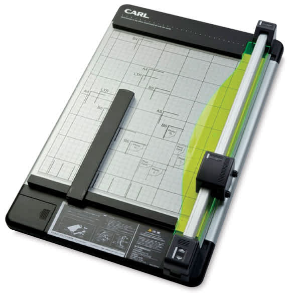 Open in modal - Carl Green Machine Heavy-Duty Rotary Trimmer - Top view of 18" trimmer