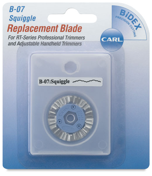 Open in modal - Rotary Trimmer Replacement Blades - Package of Single Squiggle Blade