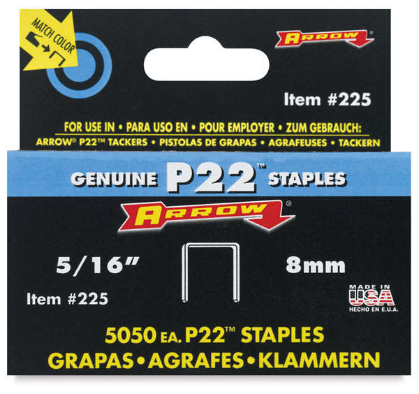 Open in modal - P22 Staples, Pkg of 5000