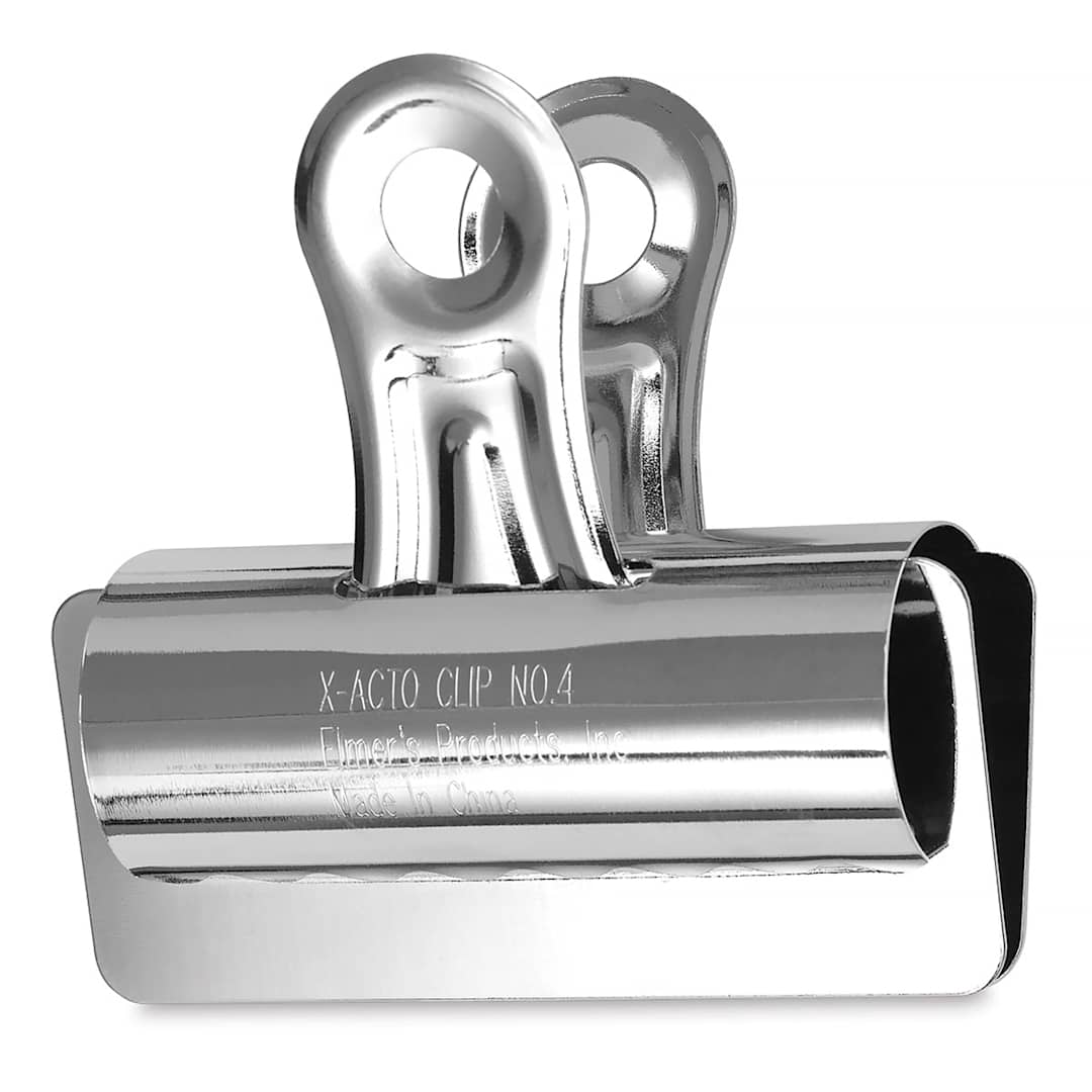 Open in modal - X-Acto Bulldog Clips - Closeup of single No. 4 Clip