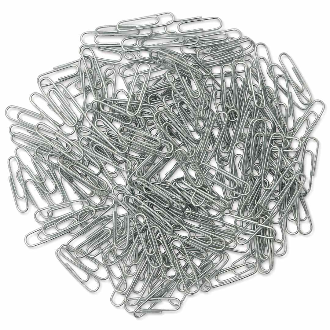 Open in modal - Officemate Paper Clips - Pkg of 200, Silver, No. 2 Paper Clips