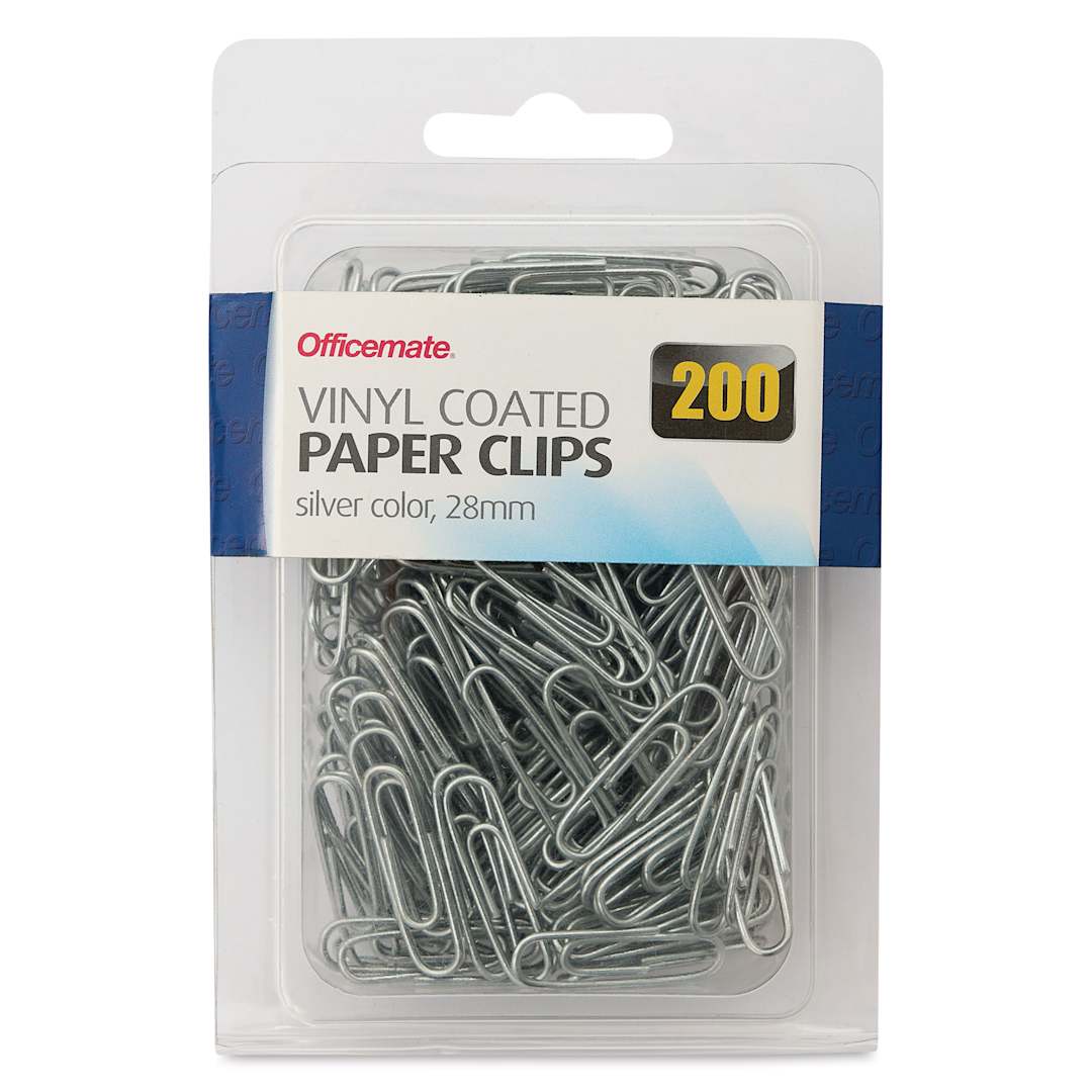 Open in modal - Officemate Paper Clips - Pkg of 200, Silver, No. 2 Paper Clips front of packaging