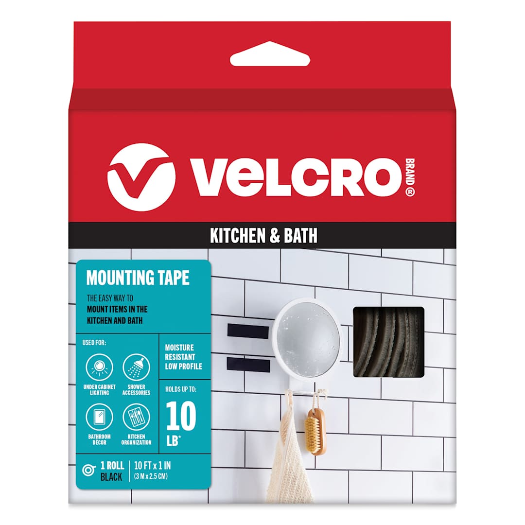 Open in modal - Velcro Brand Industrial Strength Low Profile Tape Roll - 1" x 10 ft front of packaging