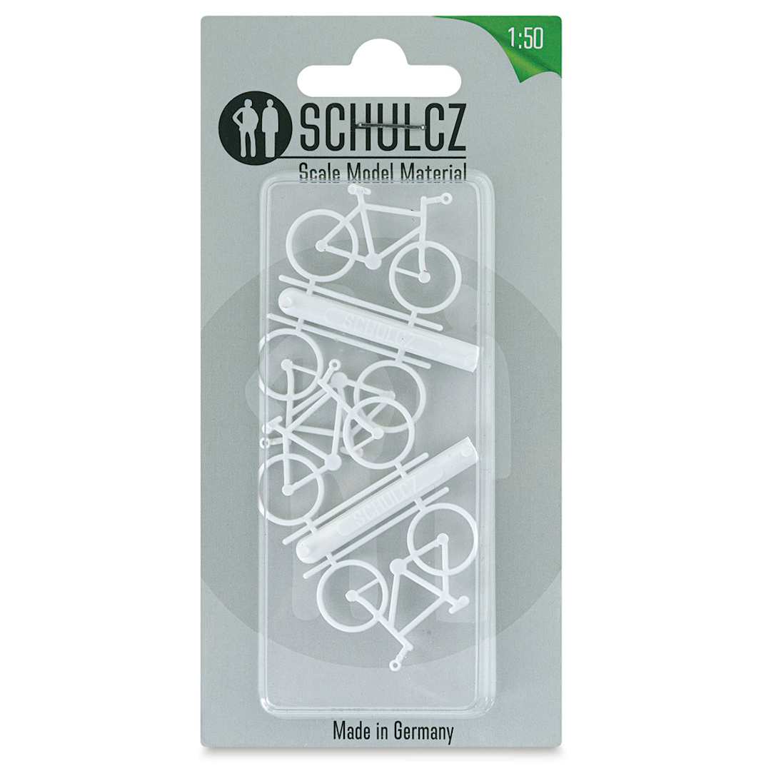 Open in modal - Schulcz Scale Model Vehicles - Bicycles, Pkg of 4, 1:50, 1/4" (front of package)