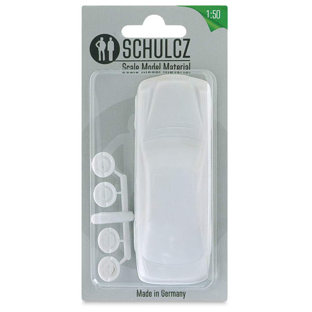Open in modal - Schulcz Scale Model Vehicle - Sedan, 1:50, 1/4" (front of package)
