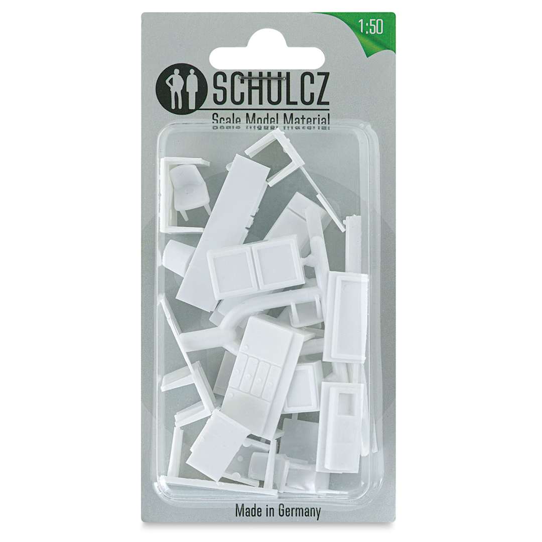 Open in modal - Schulcz Scale Model Furniture Set - Kitchen, 1:50, 1/4" (front of package)