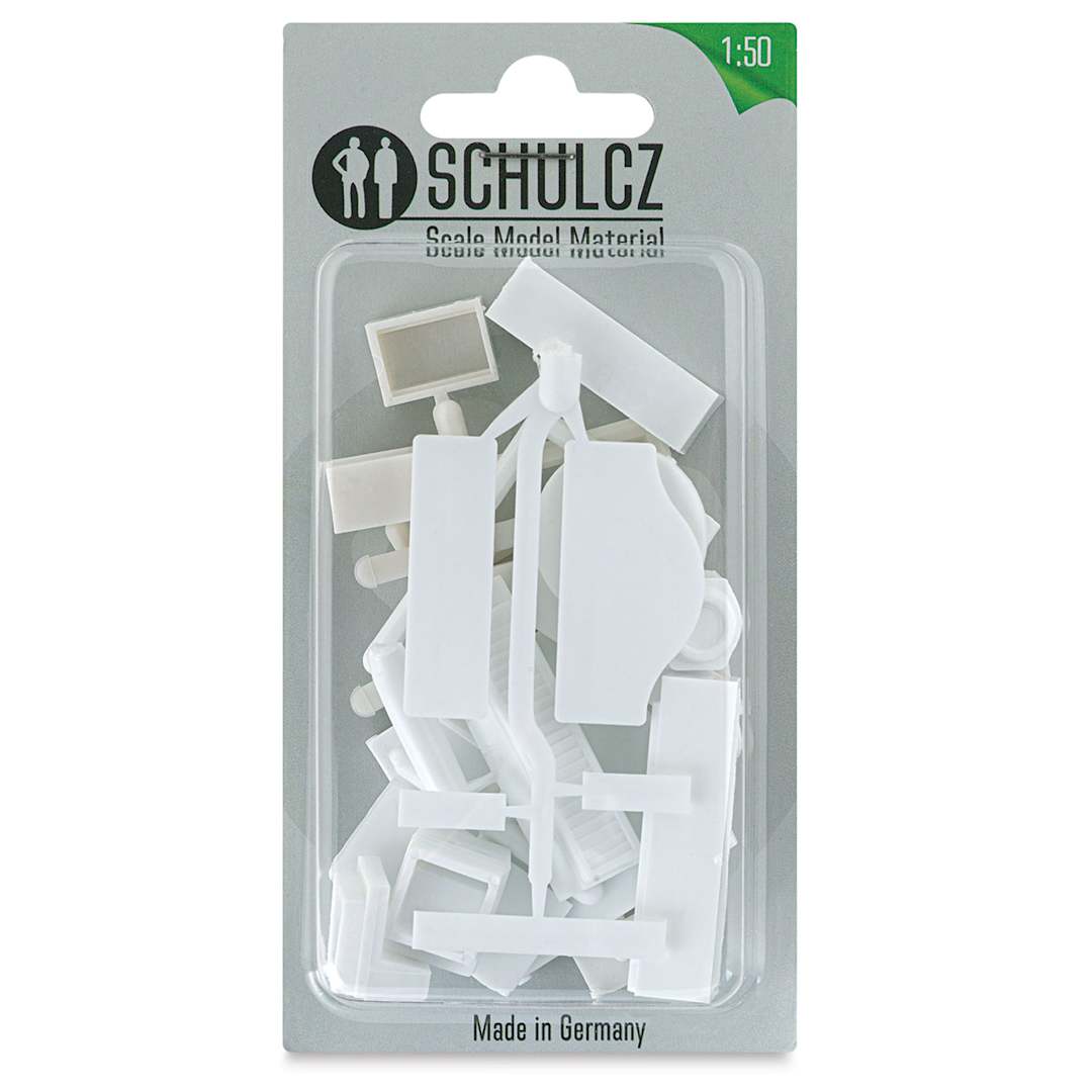 Open in modal - Schulcz Scale Model Furniture Set - Master Bedroom, 1:50, 1/4" (front of package)
