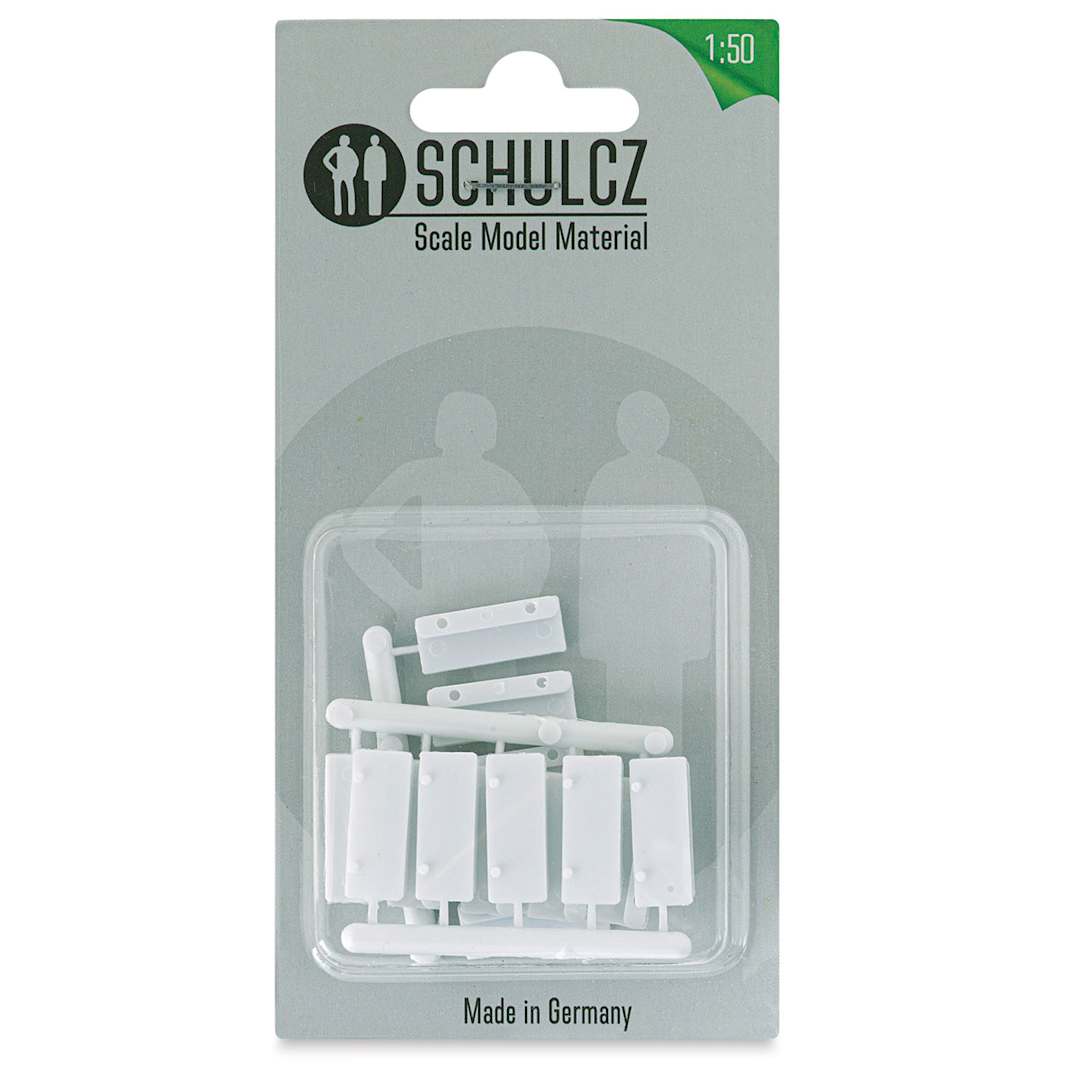 Open in modal - Schulcz Scale Model Building Parts - Straight Steps, Pkg of 15, 1:50, 1/4" (front of package)