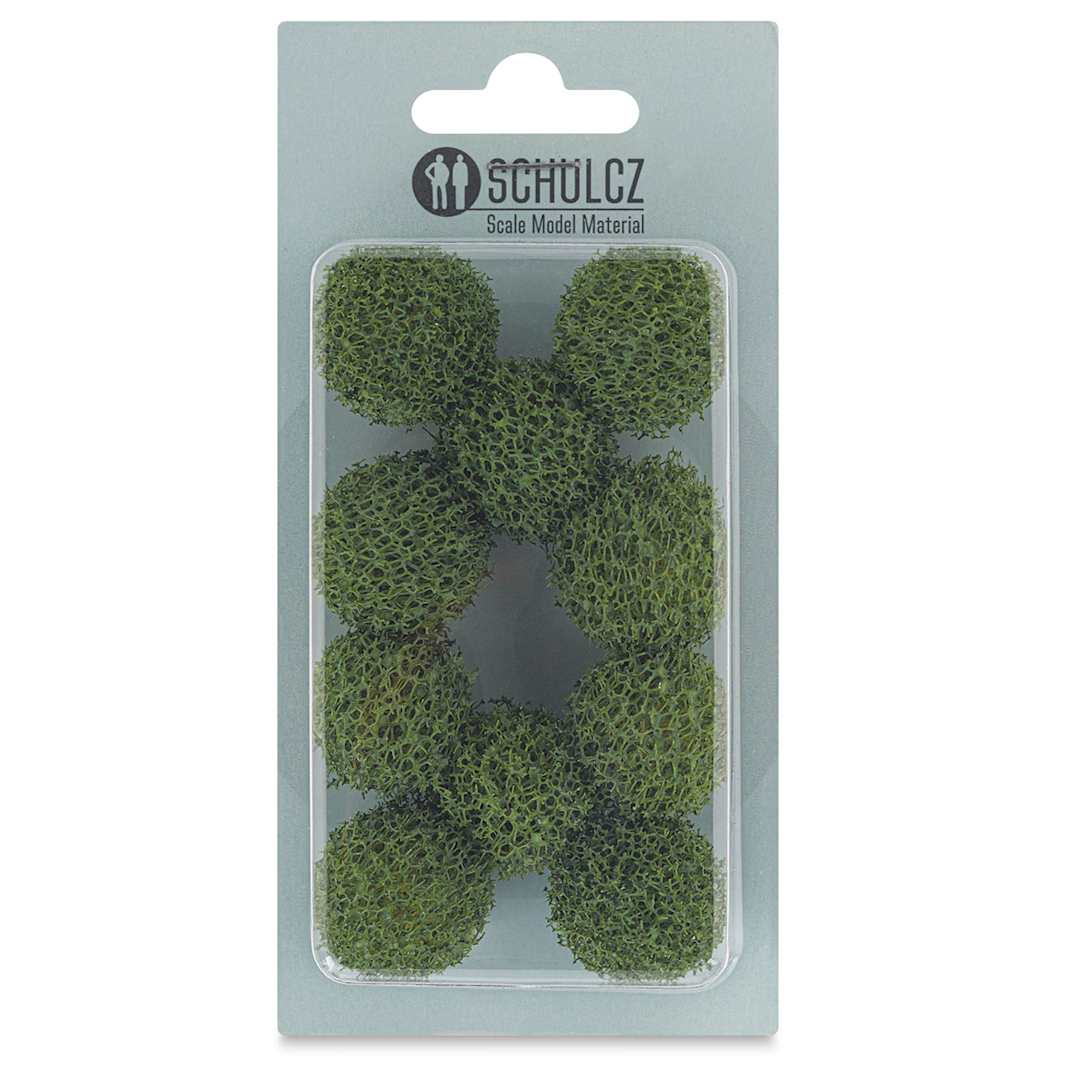 Open in modal - Schulcz Scale Model Foliage Spheres - Plant Foam, 25 mm, Pkg of 10 (front of package)