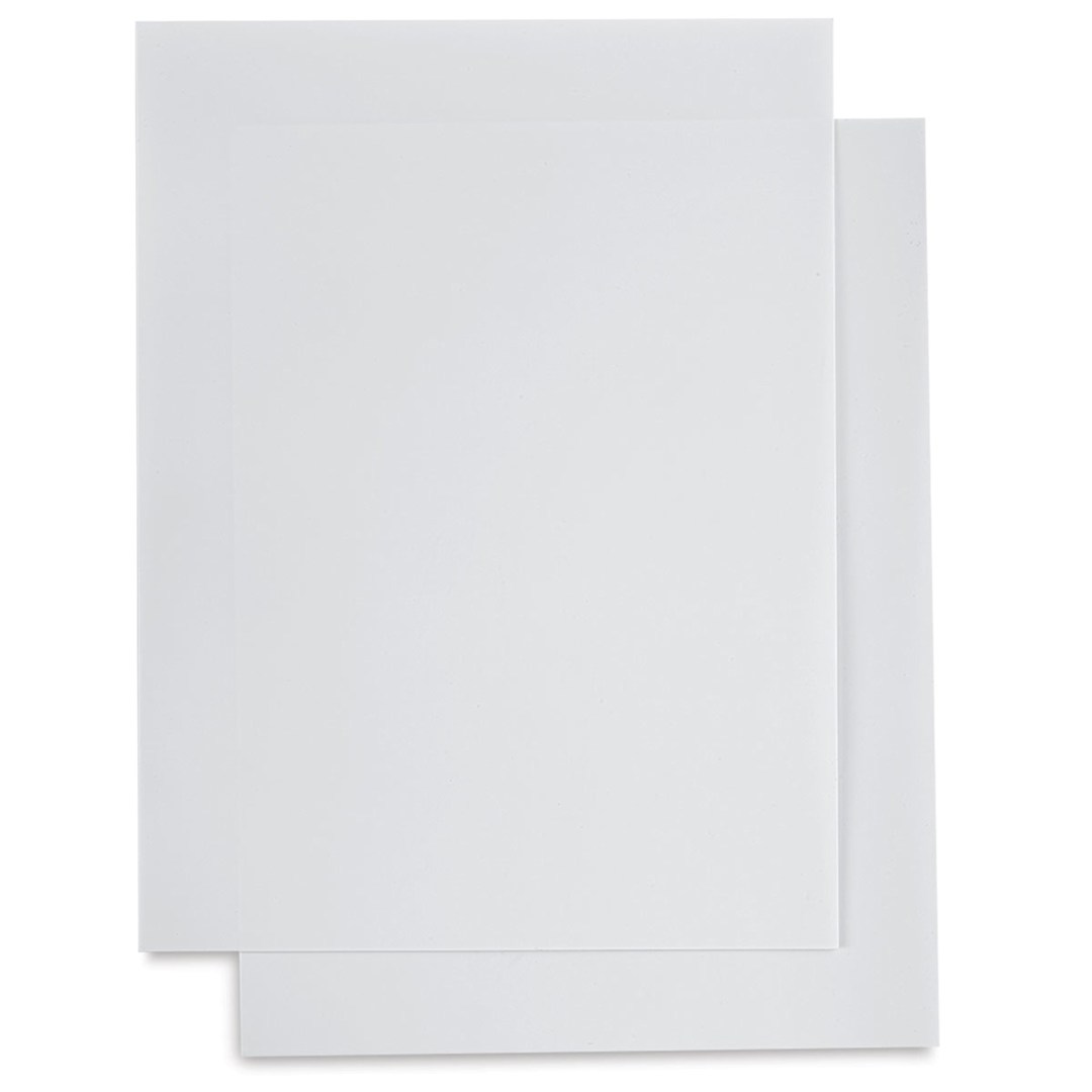 Open in modal - Schulcz Thermoplastic Sheet - Polystyrene, White, Pkg of 2, 0.5 mm, 11-3/4" x 15-3/4"
