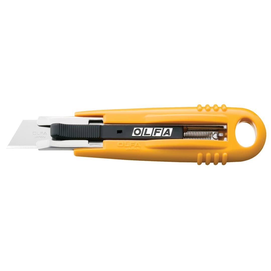 Open in modal - Self-Retracting Safety Knife Carded, Snap Off Blades - Peggable
