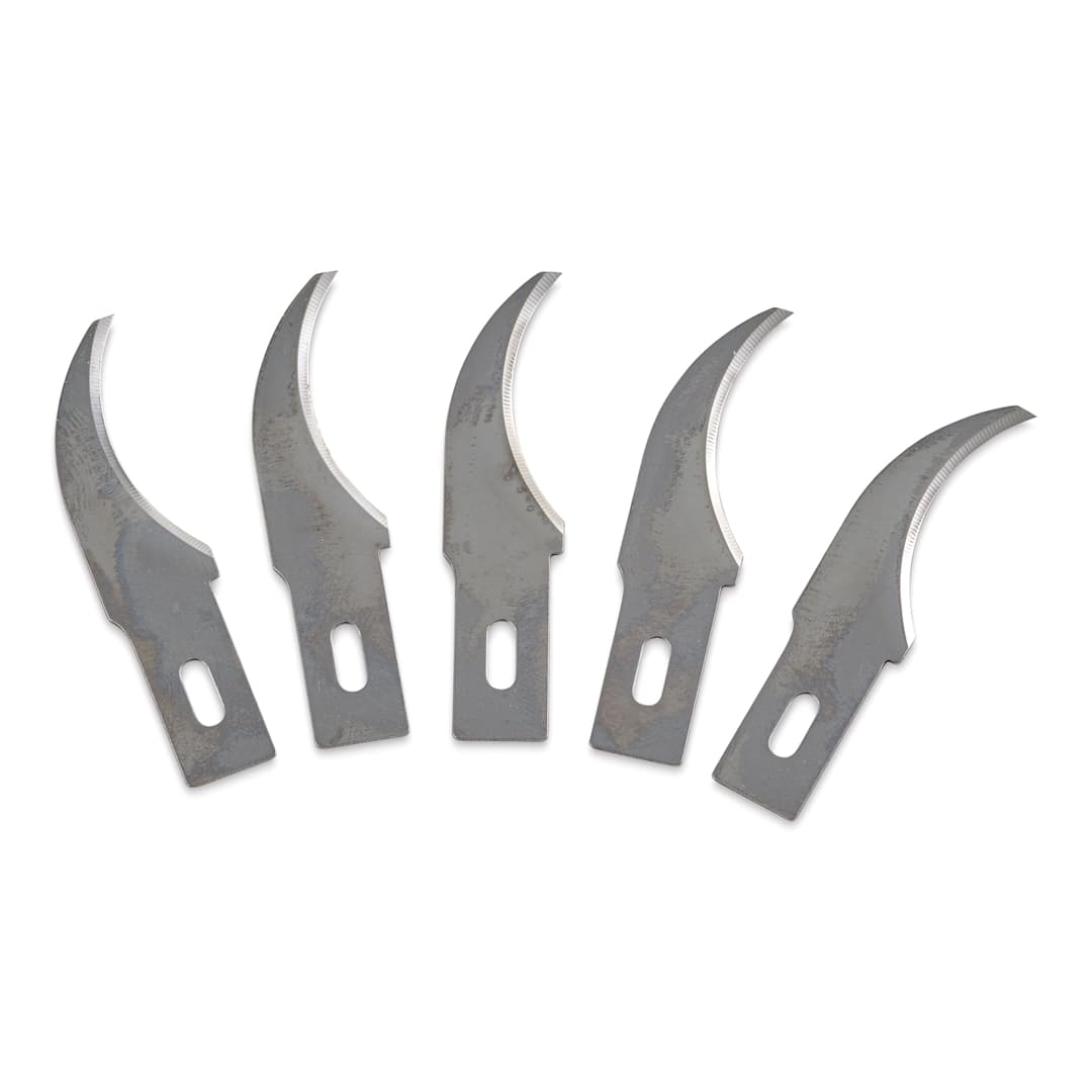Open in modal - Excel Blades #28 Concave Carving Blade - Pkg of 5, fanned out