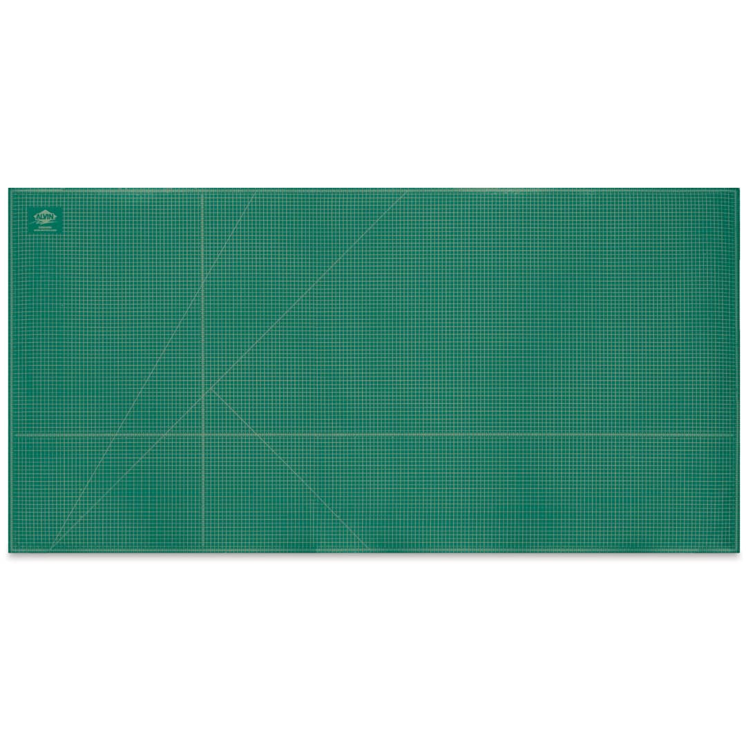Open in modal - Alvin Cutting Mat - 48" x 96", Green/Black - green side