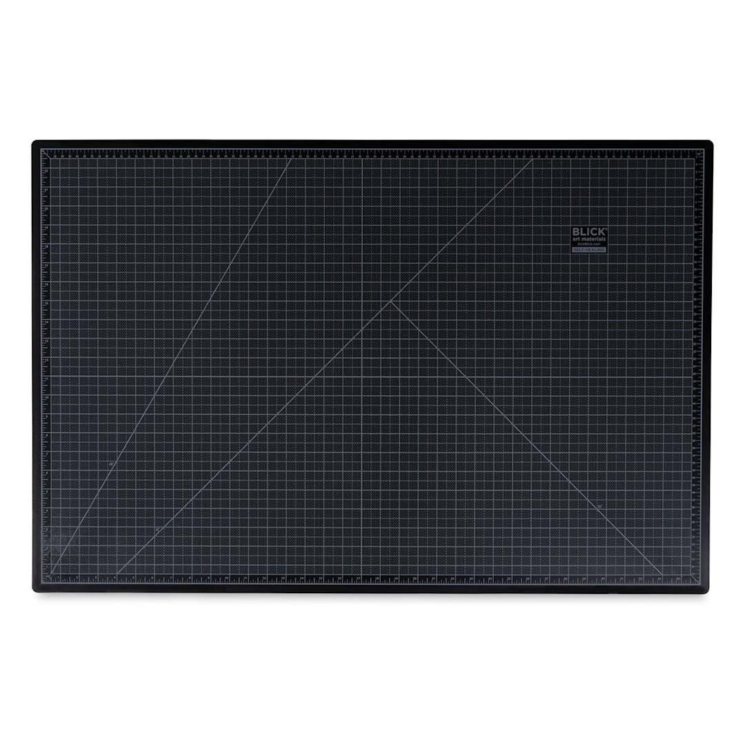 Open in modal - Blick Self-Healing Cutting Mat - Gray/Black, 24'' x 36'' (Black side)