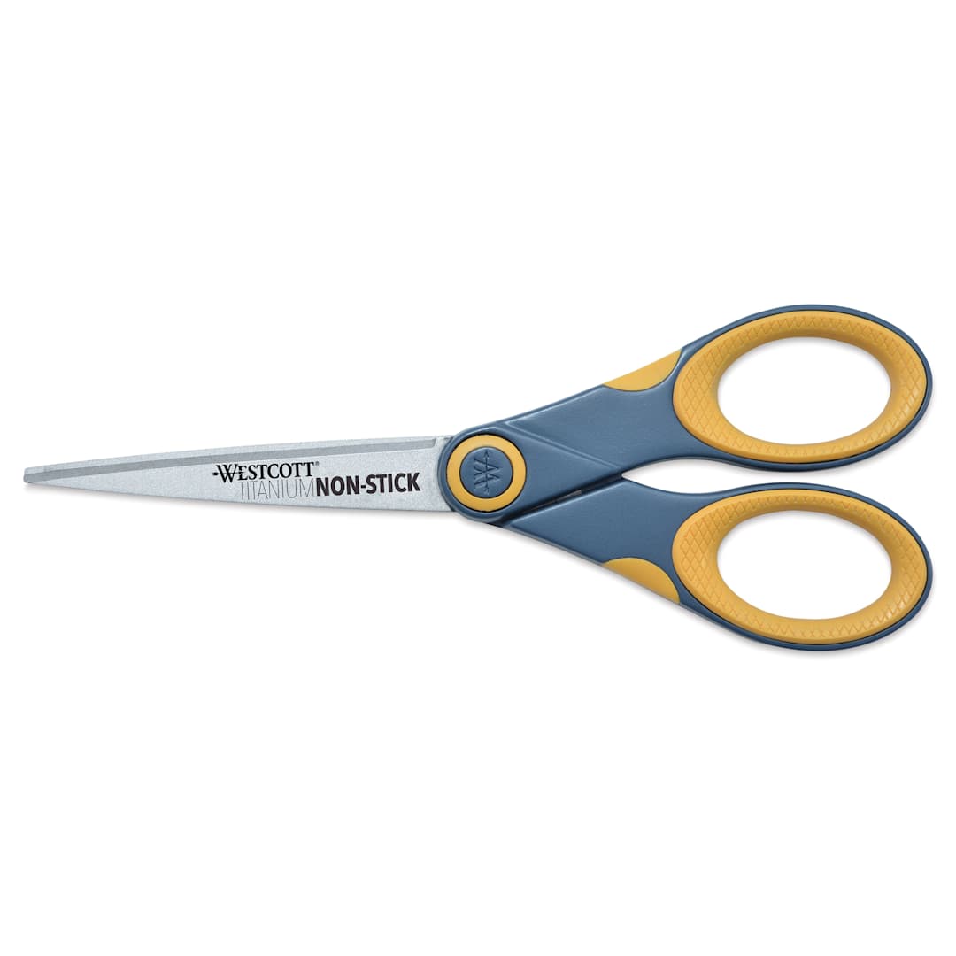 Open in modal - Westcott Straight Titanium Bonded Non-Stick Scissors - 7"