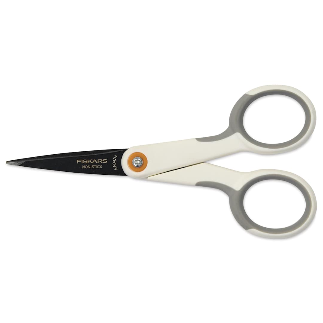 Open in modal - Fiskars SoftGrip Non-Stick Micro-Tip Scissors - 5"