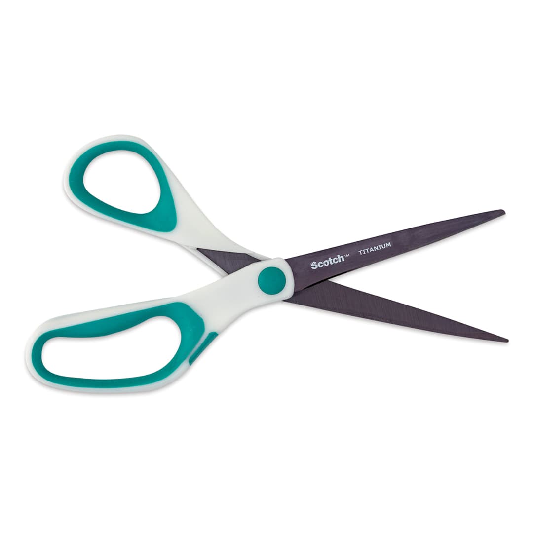 Open in modal - Scotch 8" Precision Ultra Edge Scissors, Teal (Colors may vary)