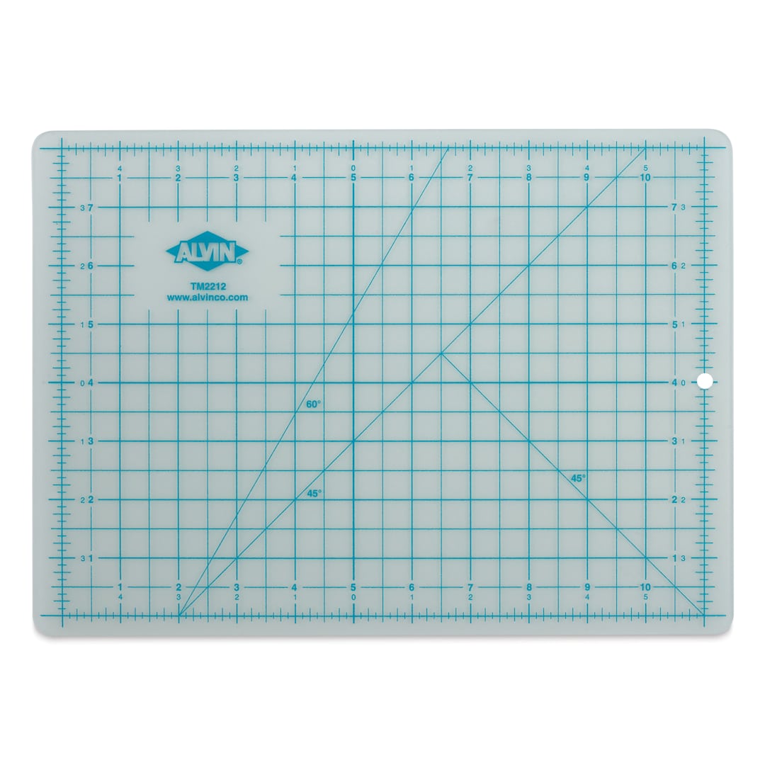 Open in modal - Alvin Cutting Mat - 8 1/2" x 12", Translucent - front