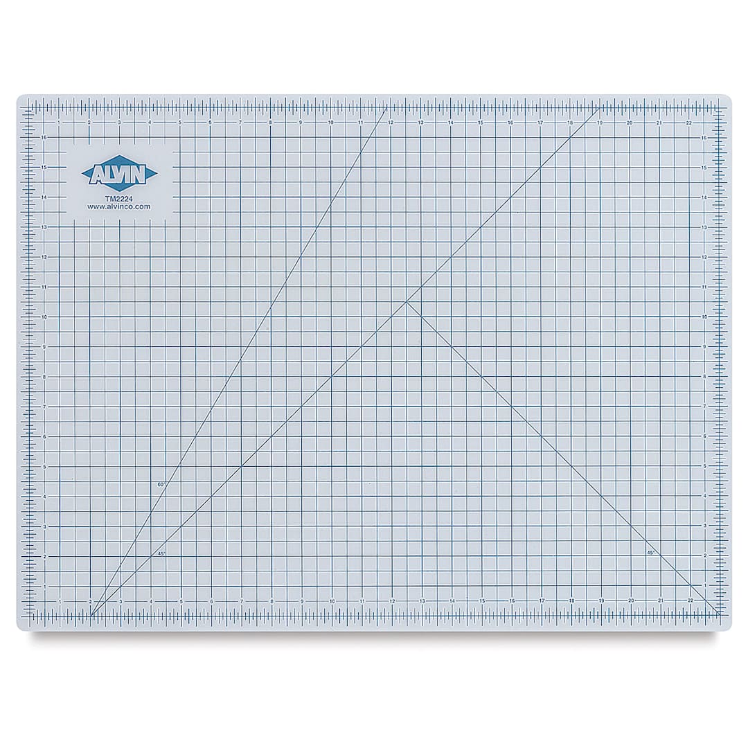 Open in modal - Alvin Self-Healing Cutting Mat - 18" x 24", Translucent - front