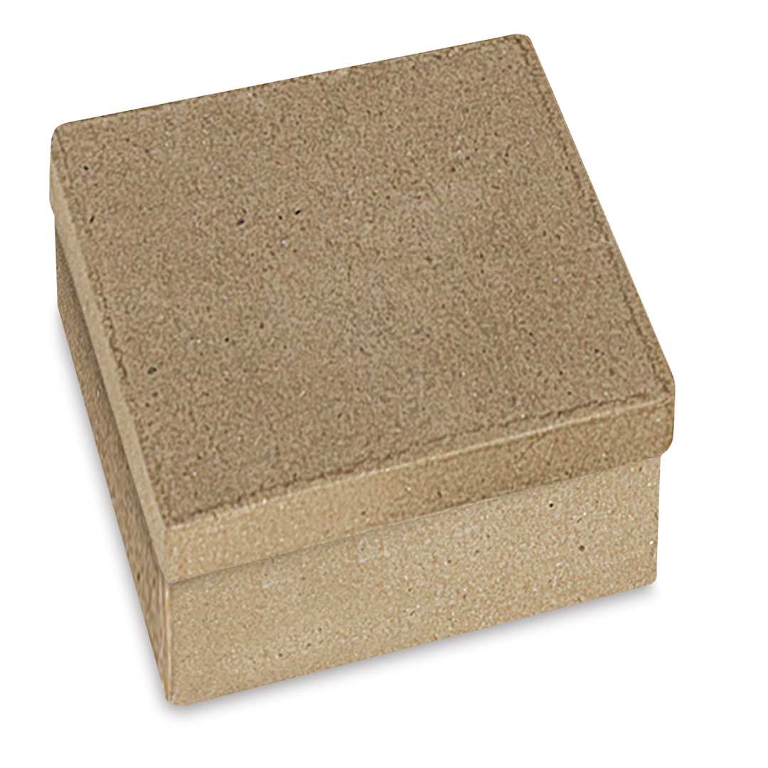 Open in modal - Paper Mache Mini Box - 2-7/8" x 2-7/8", Square