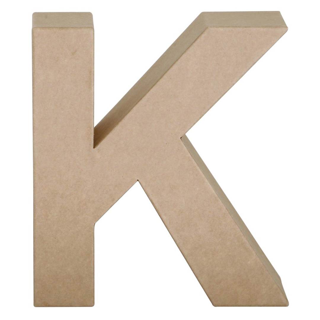 Open in modal - Paper Mache Letters & Numbers K