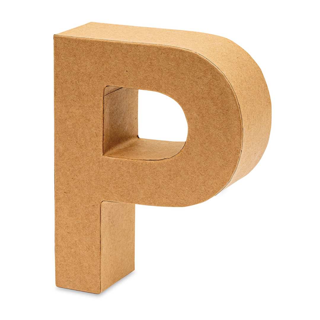 Open in modal - Papier Mache Letter - P