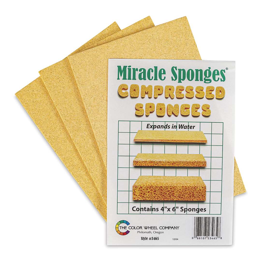 Open in modal - Miracle Sponges - 4" x 6", Pkg of 3