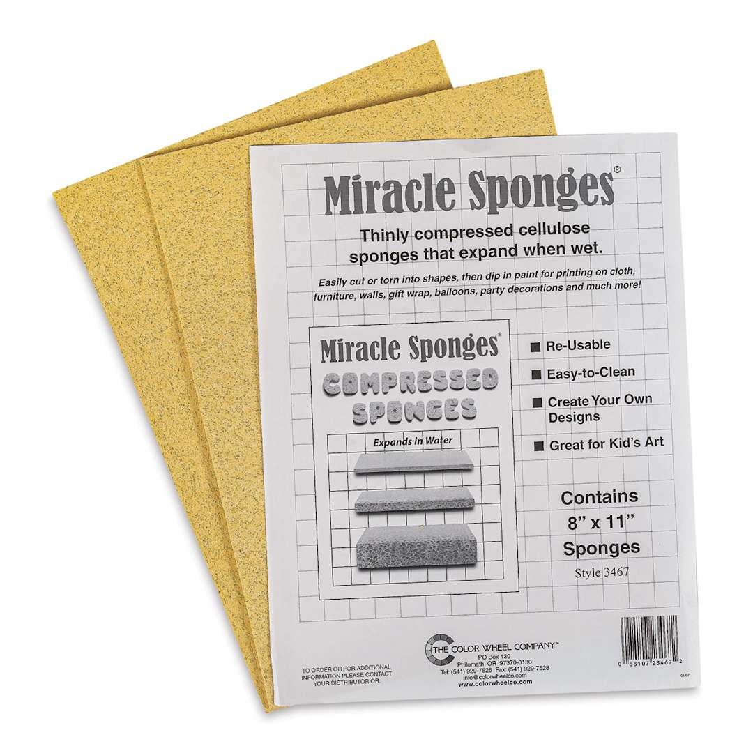 Open in modal - Miracle Sponges - 8" x 11-1/4", Pkg of 2