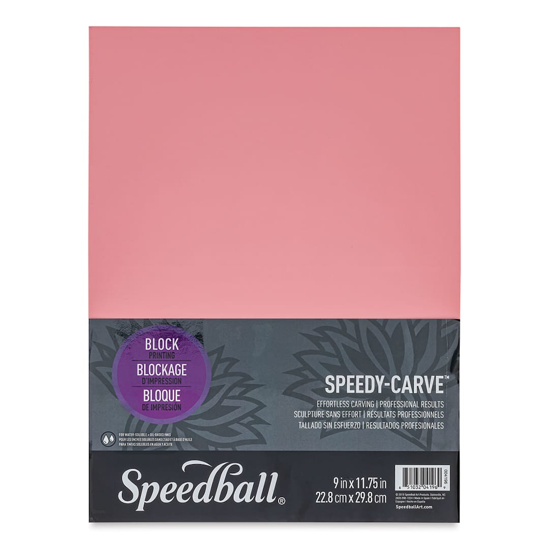 Open in modal - Speedball Speedy Carve Block - 9" x 11-3/4" - front of packaging