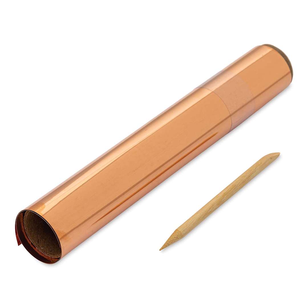 Open in modal - Amaco ArtEmboss Metal Sheet - 9.25" x 12", 5 mil thick, Copper